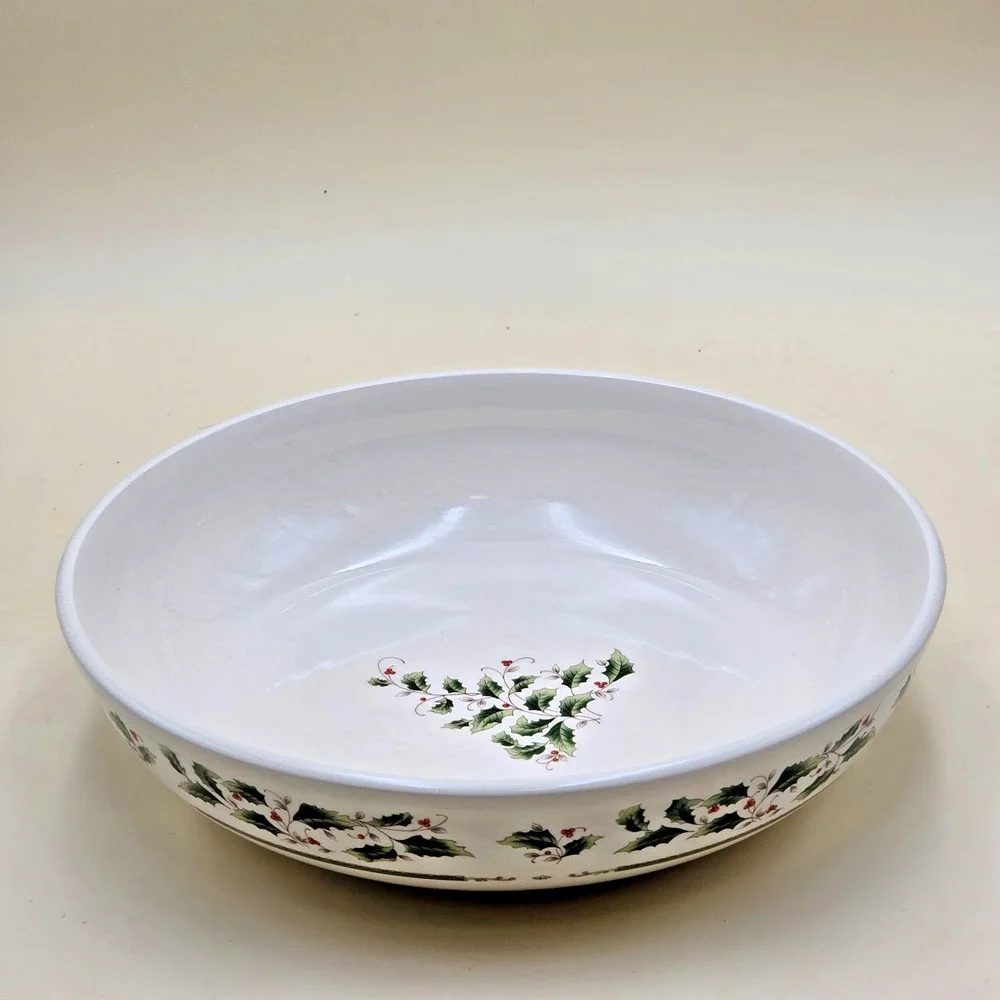 Royal Limited Holly Holiday Pasta Bowl 12